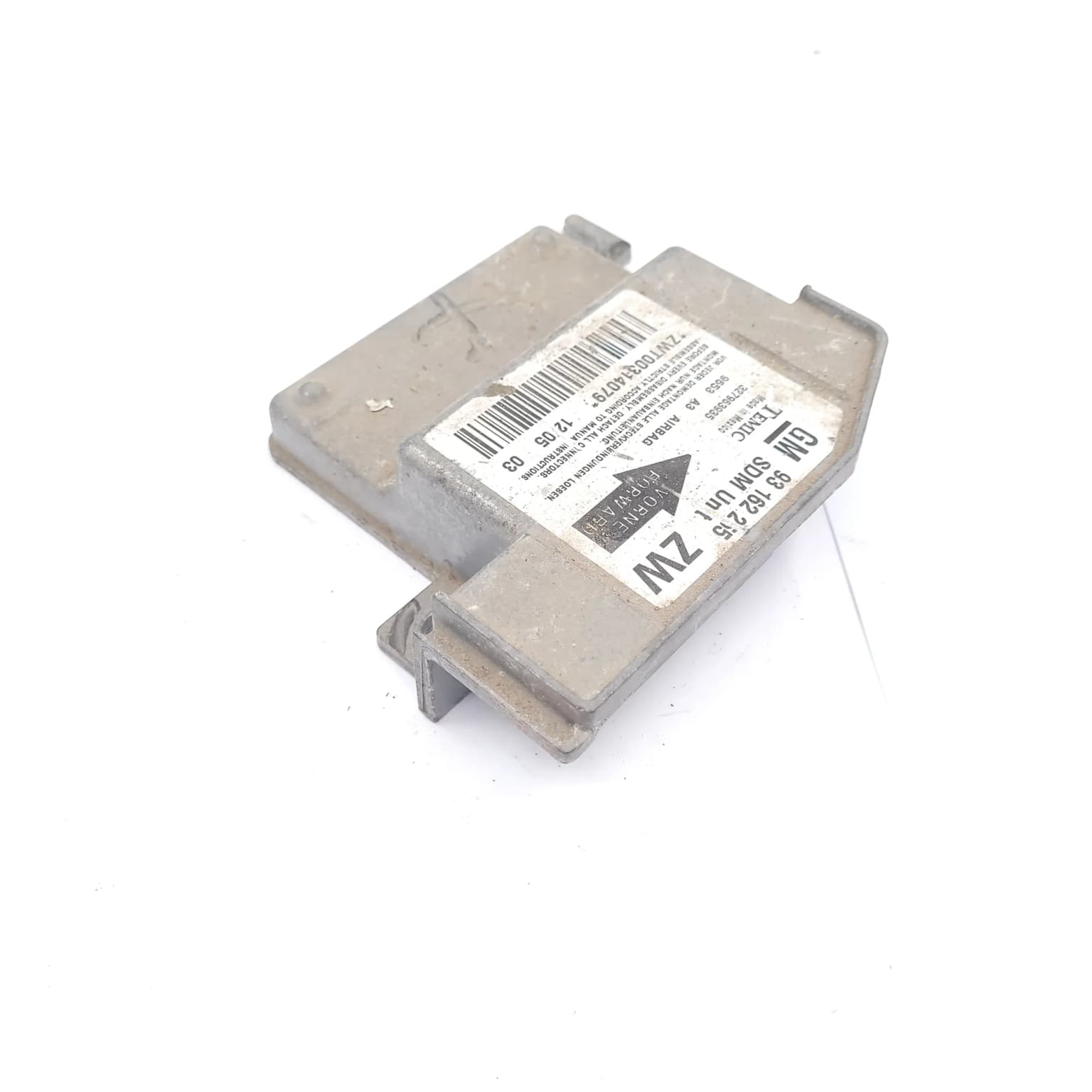 Airbag control module Opel TIGRA B TwinTop 2004–2009 93162255ZW – 1