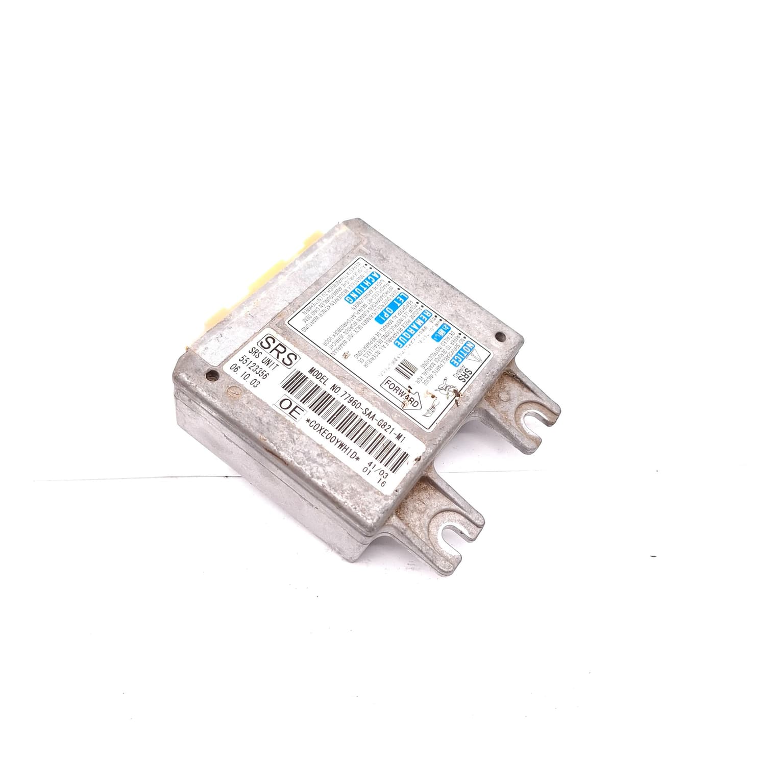 Airbag control module Honda JAZZ 2 (GD) 2002–2008 77960SAAG821M1 – 1