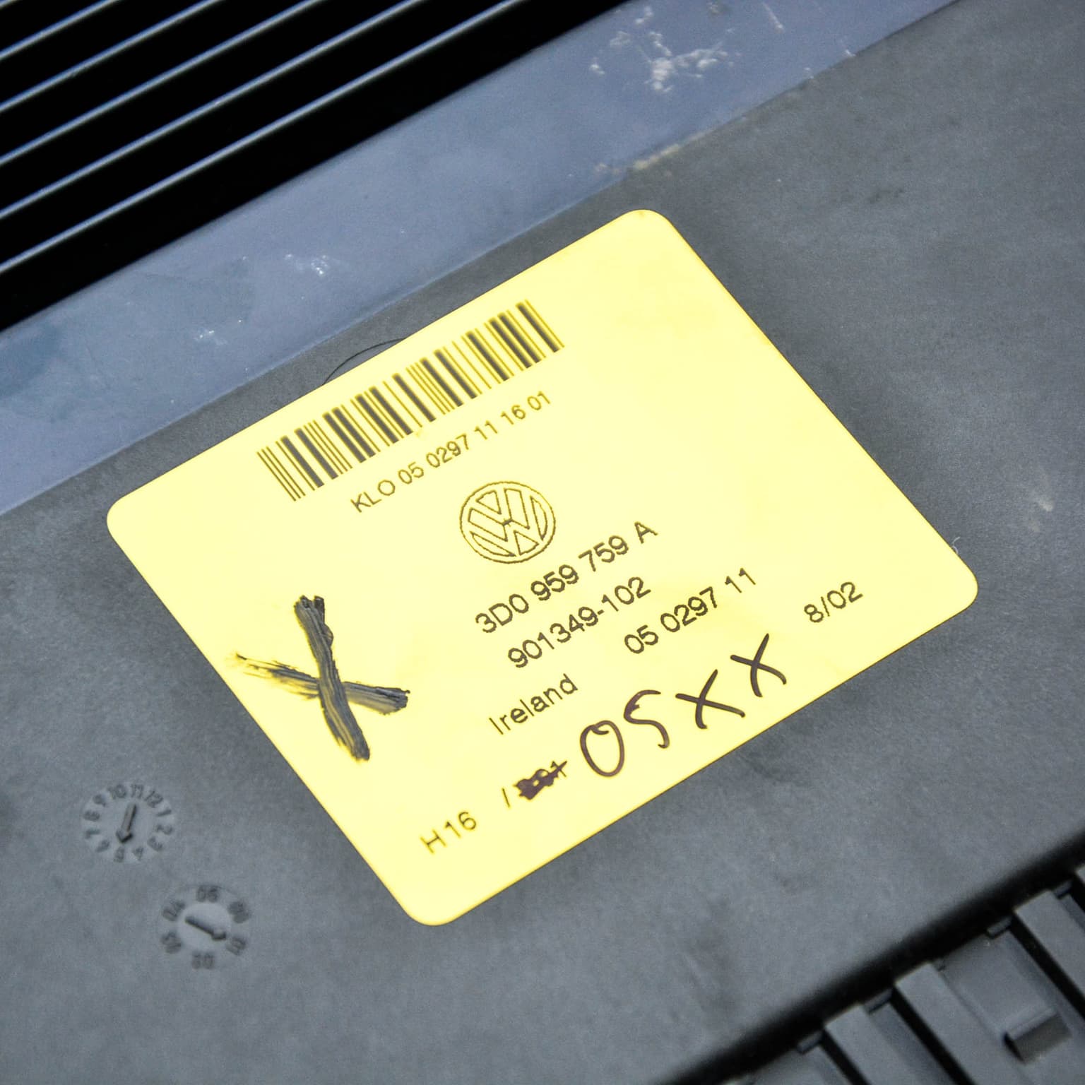 Comfort control module VW PHAETON (3D) 2002–2016 3.2 V6 AYT 3D0959759A – 1