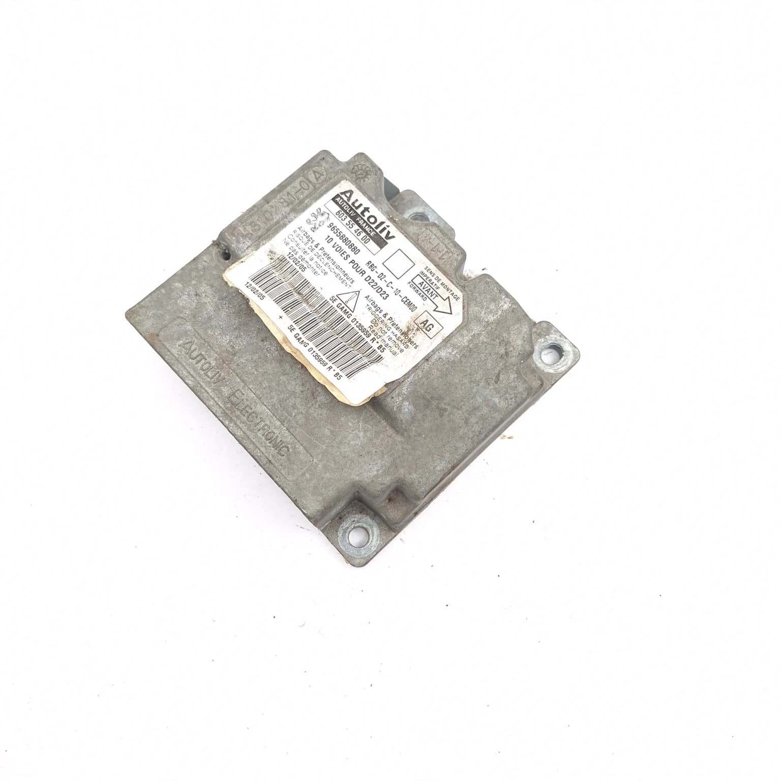 Airbag control module Peugeot 407 2004–2011 9655880880 – 1