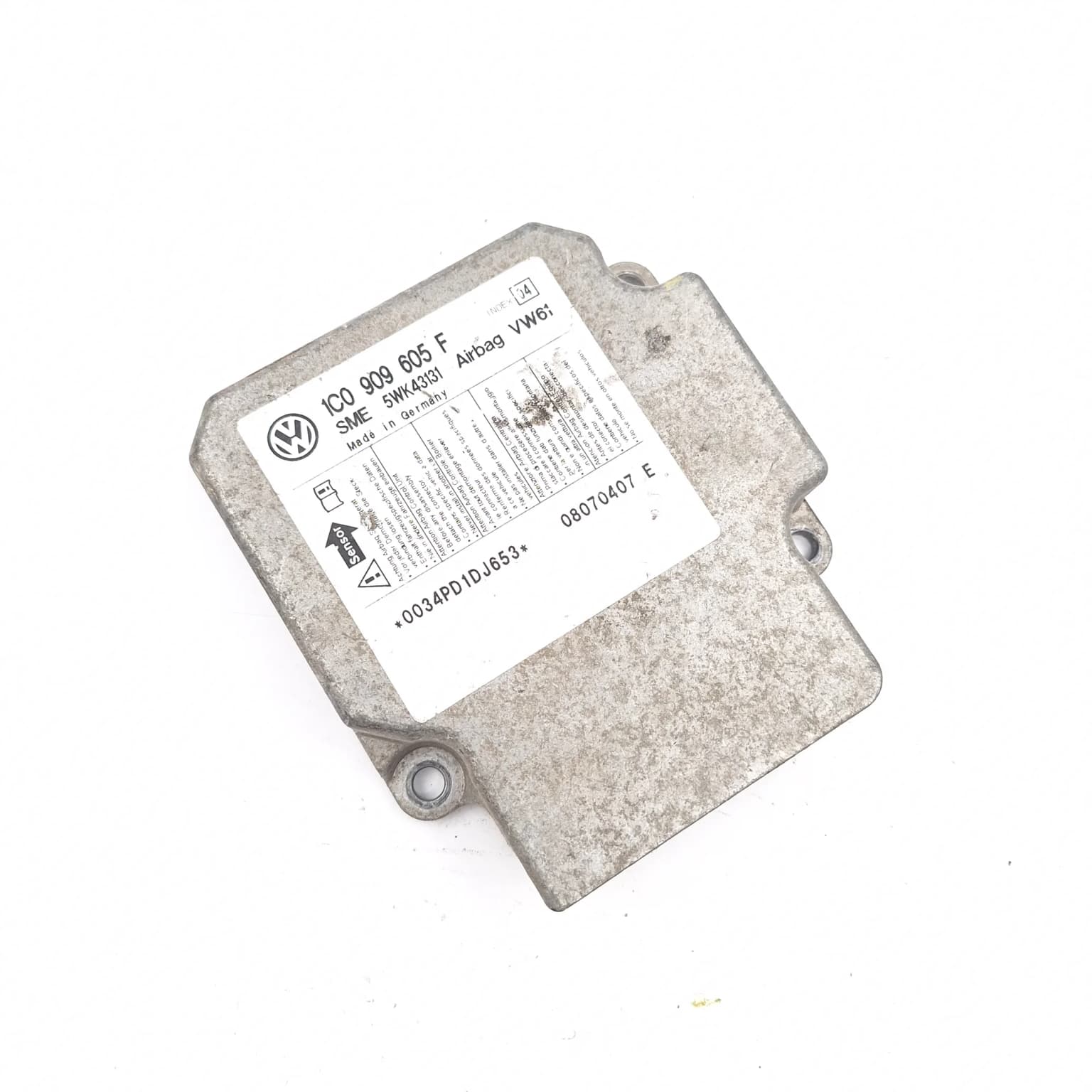 Airbag control module Skoda SUPERB 1 (3U) 2001–2008 1C0909605F – 1
