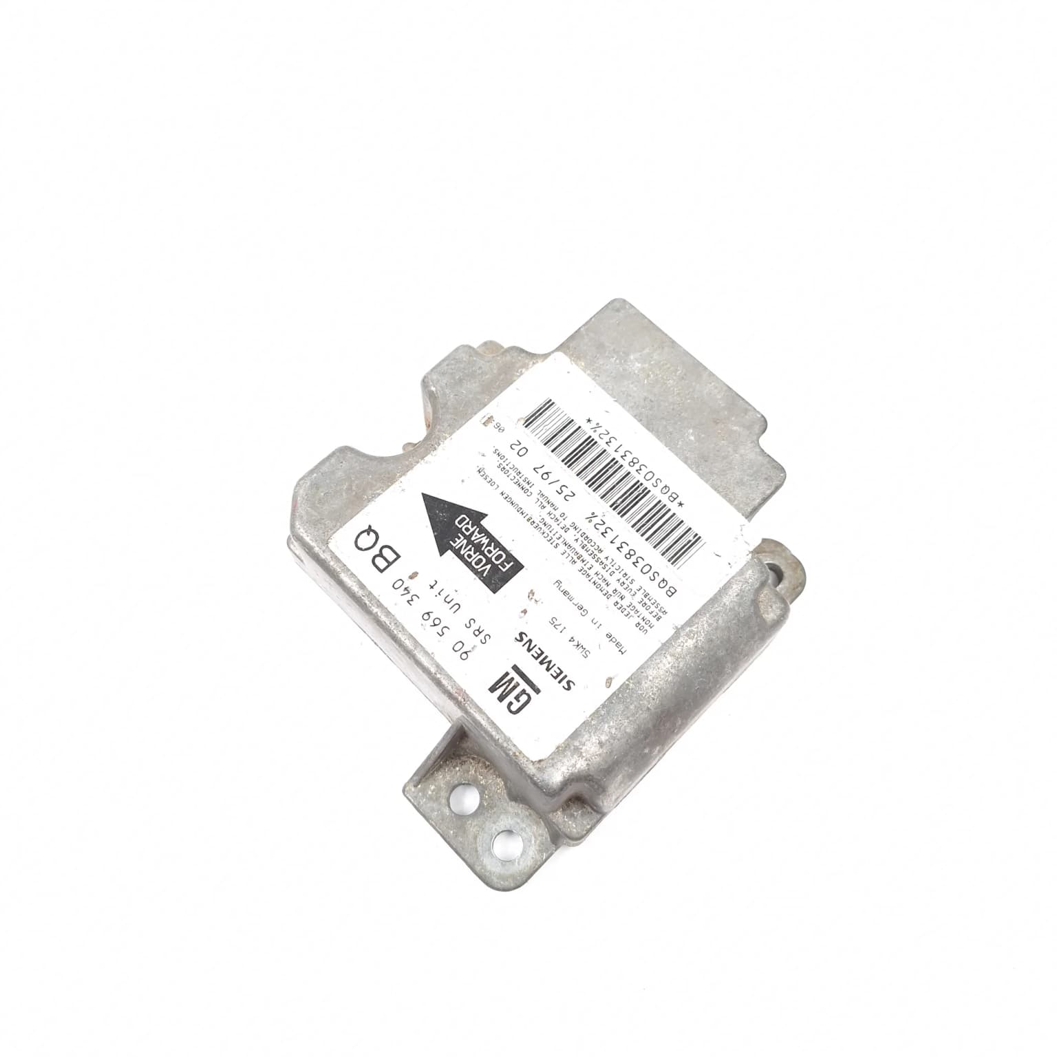 Airbag control module Opel VECTRA B 1995–2002 90569340 – 1