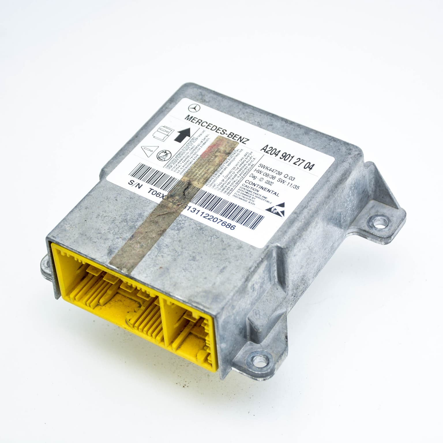 Airbag control module Mercedes-Benz C-CLASS (W204) 2007–2014 C 220 CDI 4-matic (204.084) OM 651.912 A2049012704 – 1
