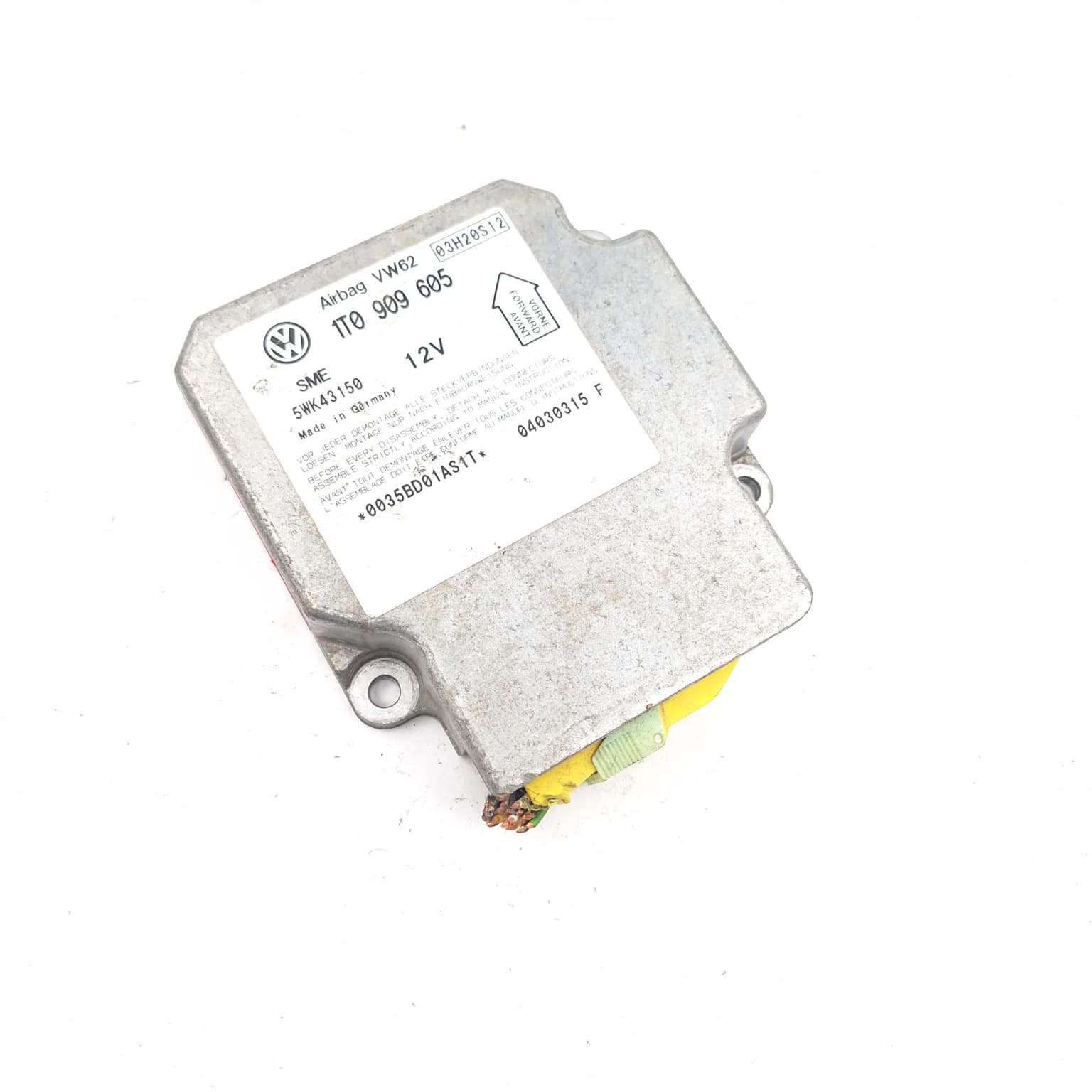 Airbag control module VW TOURAN (1T) 2003–2010 1T0909605 – 1