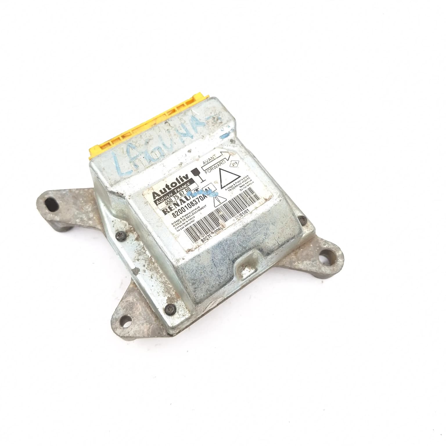 Airbag control module Renault LAGUNA 2 2001–2007 550758700 – 1