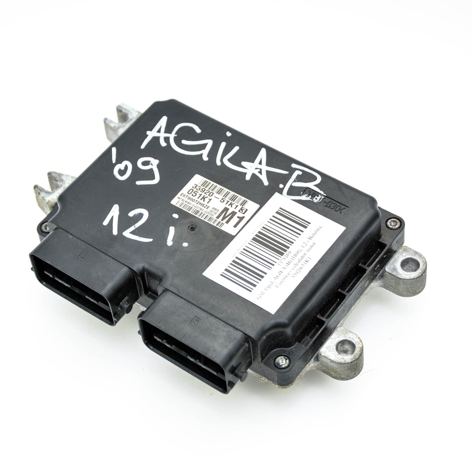 Engine control unit Opel AGILA (B) (H08) 2008–2014 1.2 3392051K1 – 1
