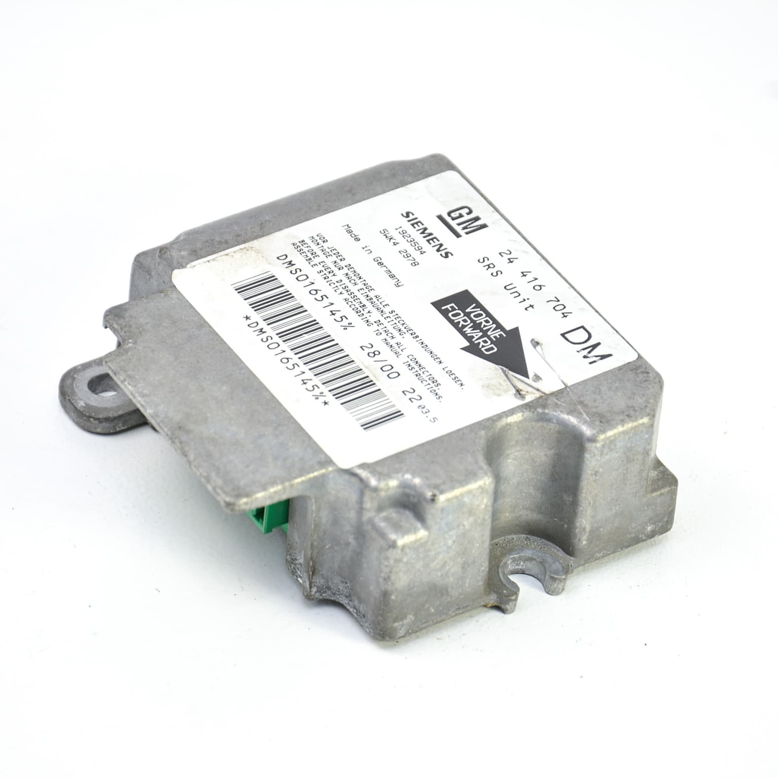 Airbag control module Opel ZAFIRA A (F75) 1999–2005 24416704 – 1