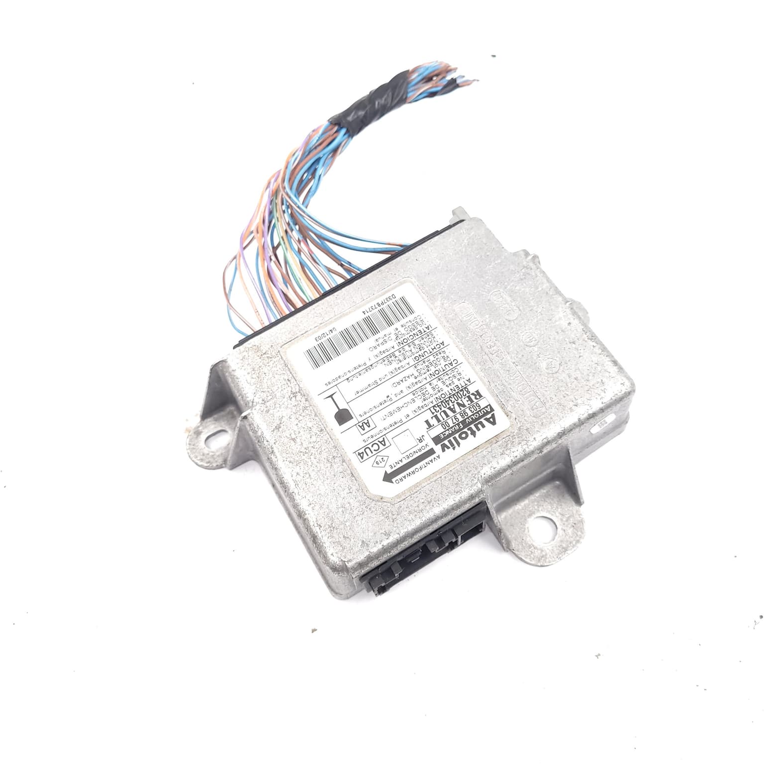 Airbag control module Renault SCENIC 2 (JM0/1) 2003–2009 1.9 dCi (JM0G, JM12, JM1G, JM2C) F9Q 812 8200340431 – 1