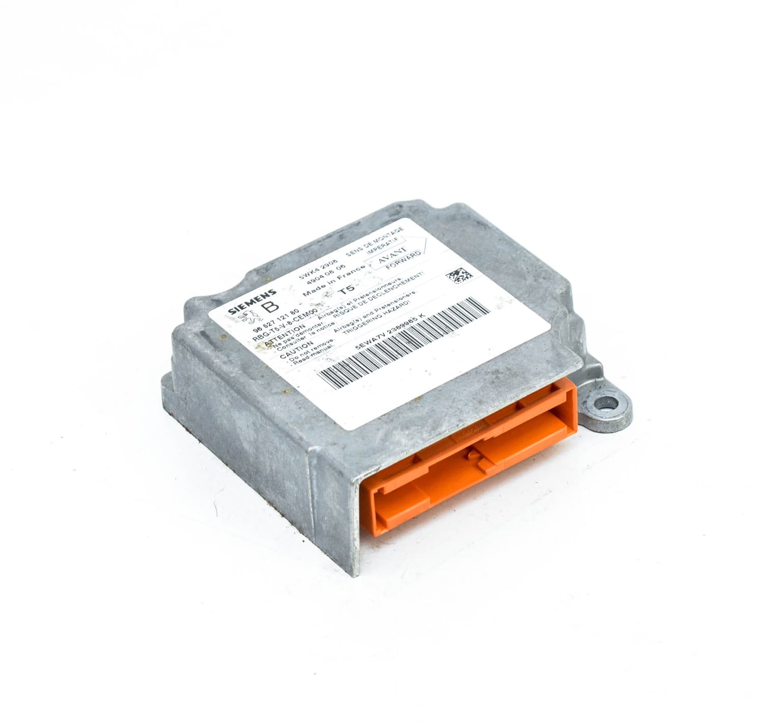 Airbag control module Peugeot 307 2001–2008 2.0 RFN (EW10J4) 9652712180 – 1