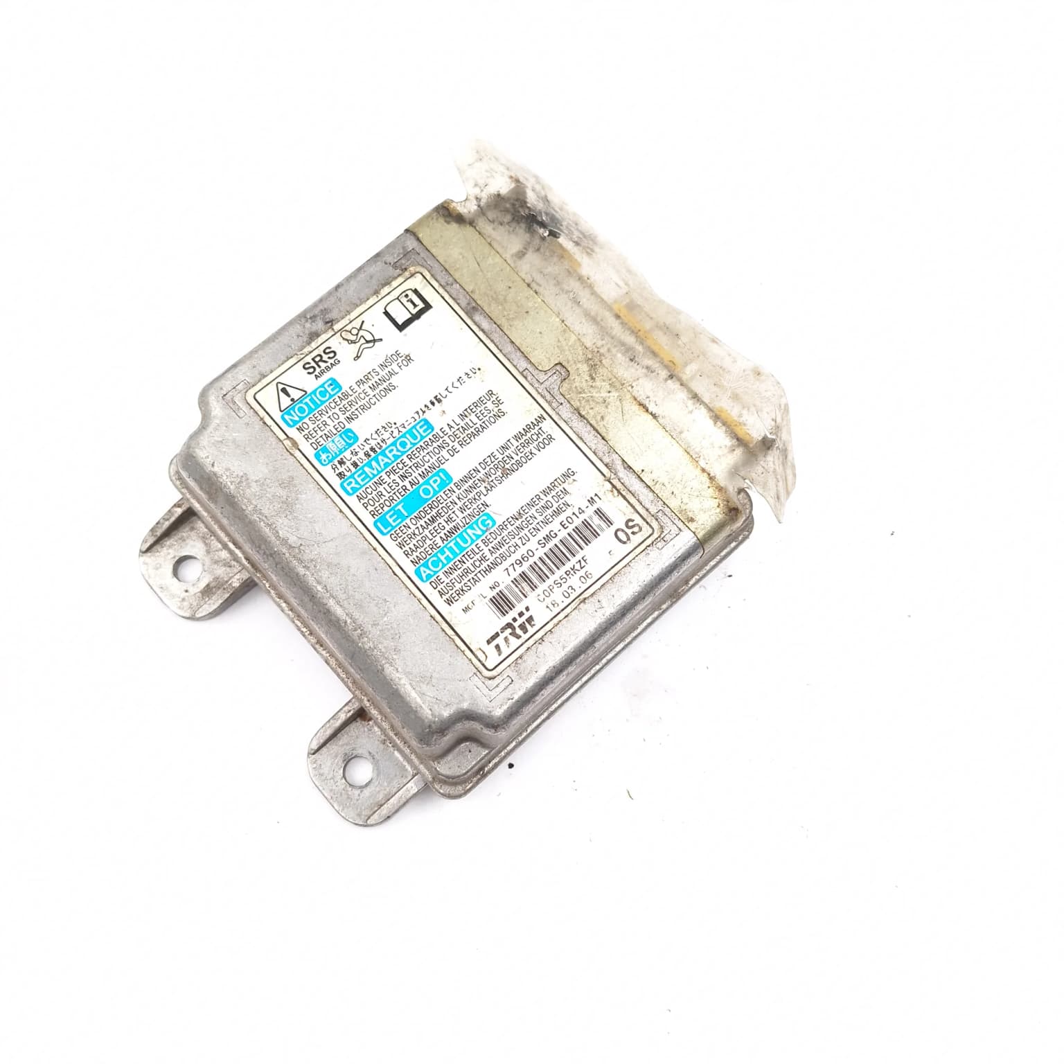 Airbag control module Honda CIVIC 8 2005–2011 77960SMGE014M1 – 1