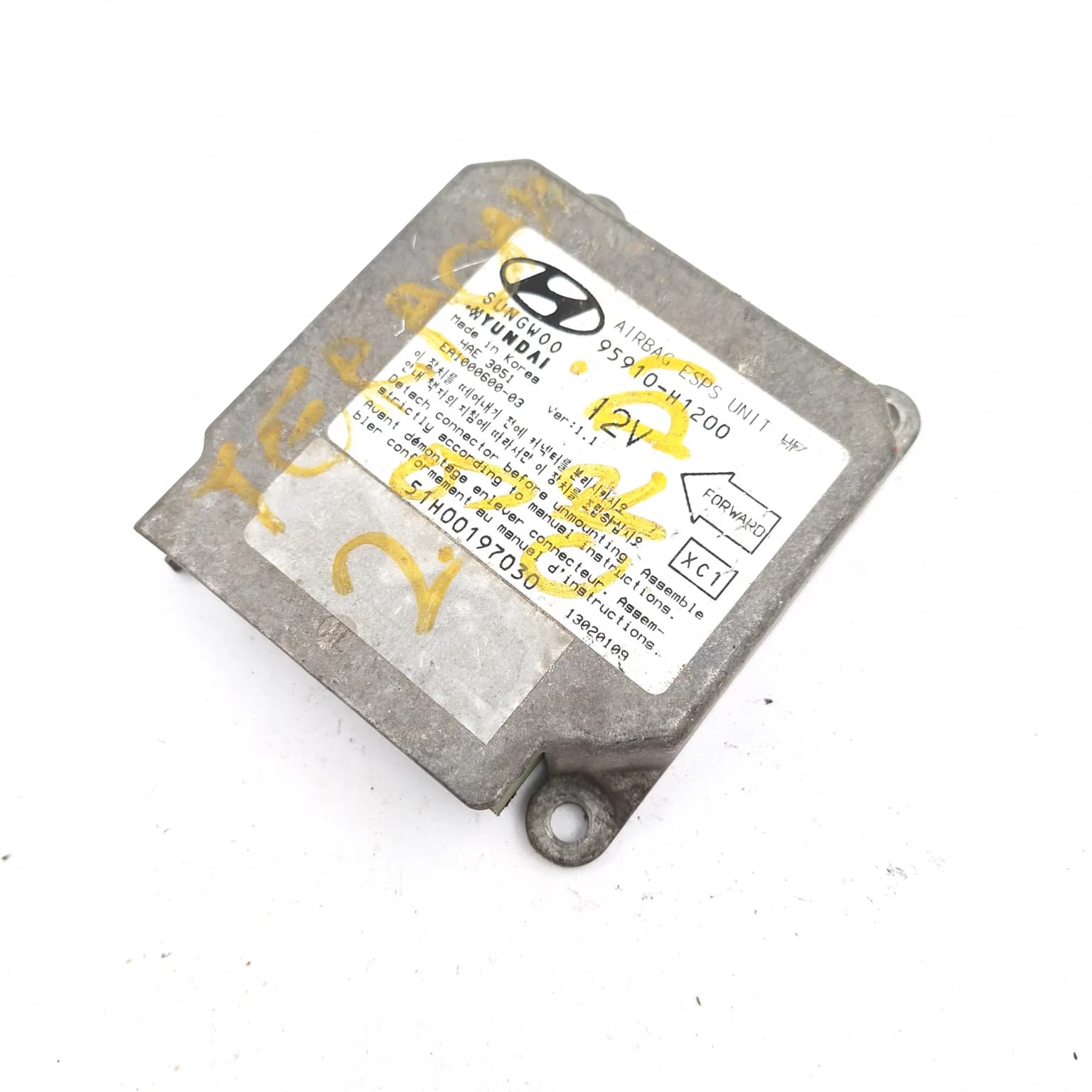 Airbag control module Hyundai TERRACAN (HP) 2001–2007 95910H1200 – 1