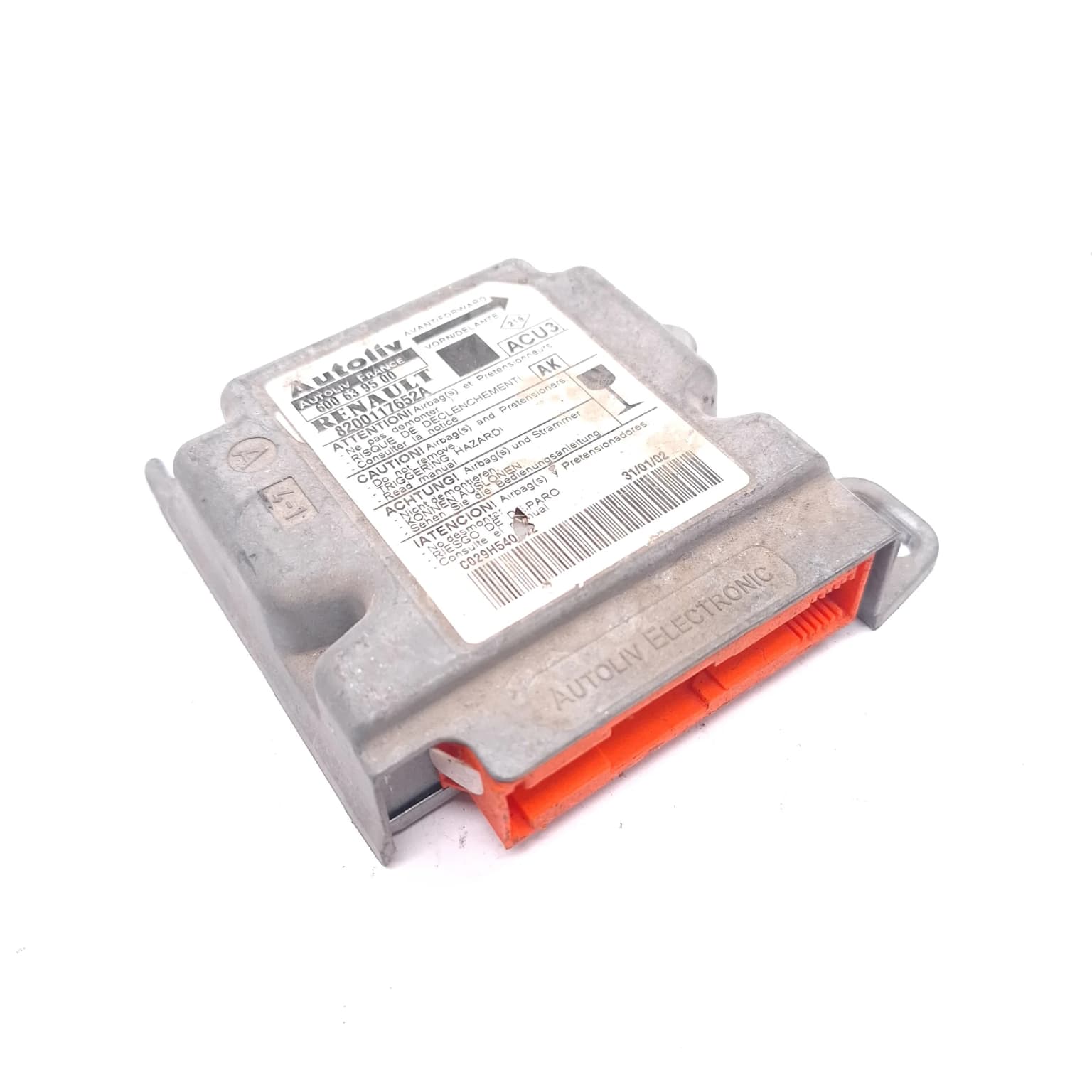 Airbag control module Renault SCENIC RX4 2000–2003 600639500 – 1