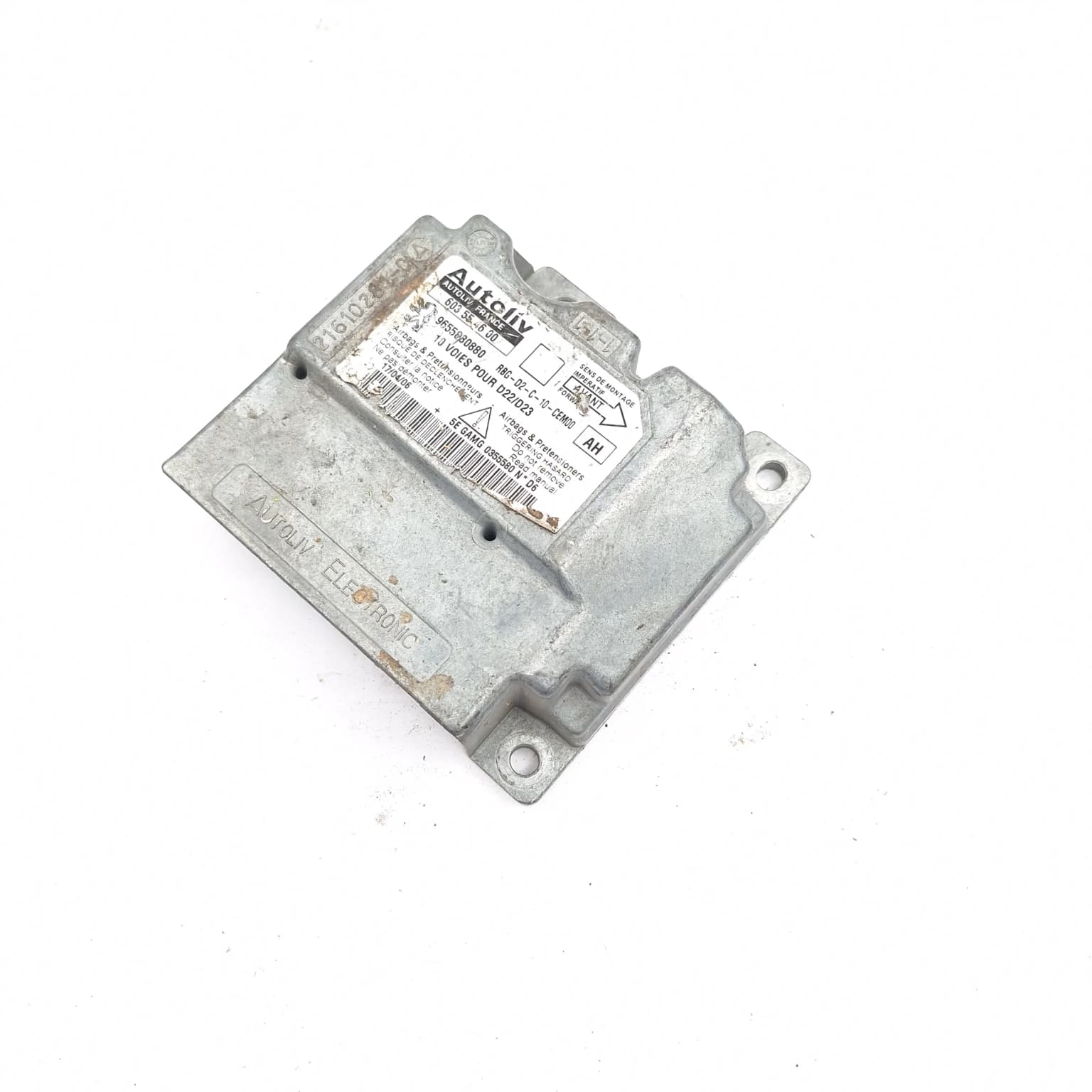 Airbag control module Peugeot 407 2004–2011 9655880880 – 1