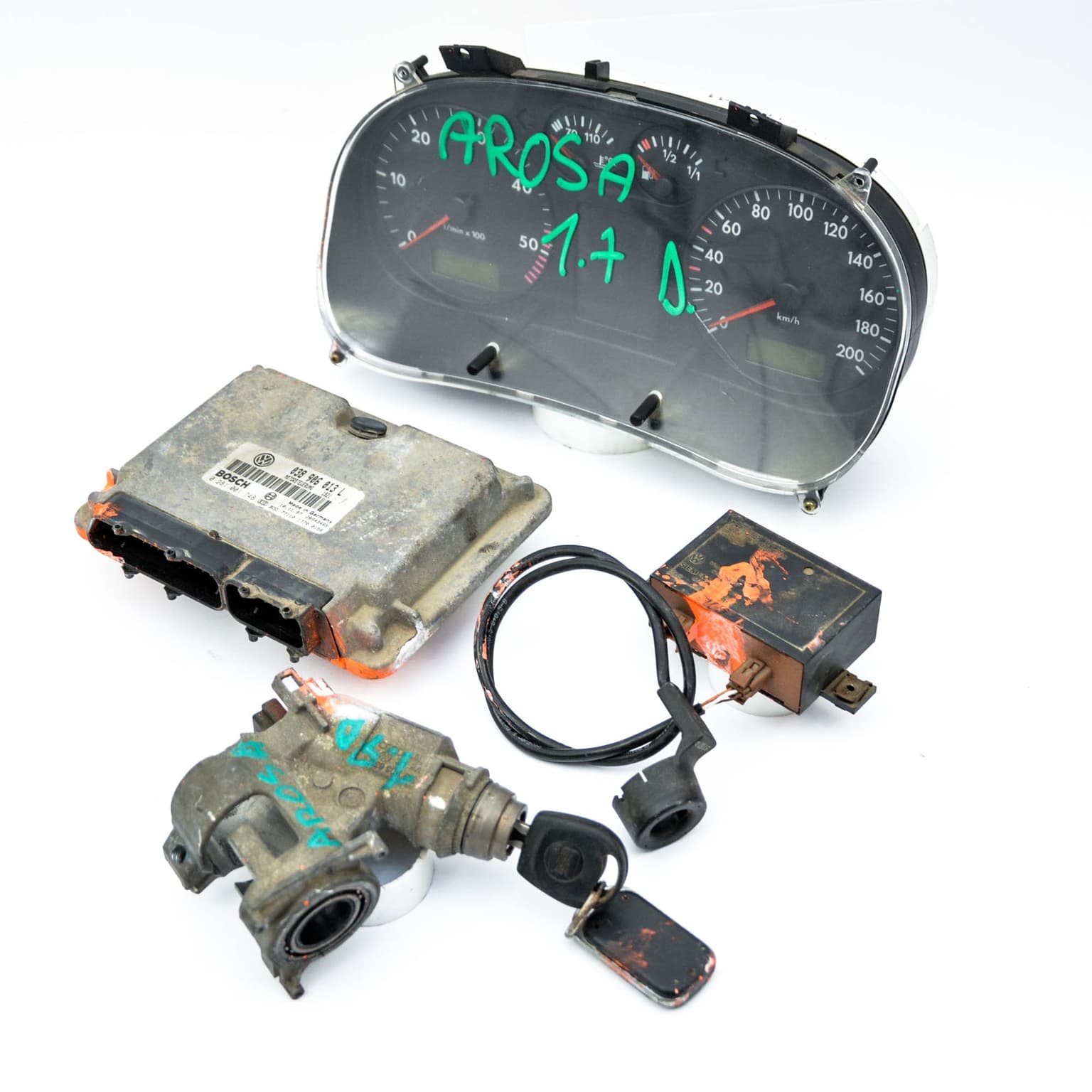 Kit calculateur et serrures Seat AROSA (6H) 1997–2004 1.7 SDI AKU 038906013L – 1