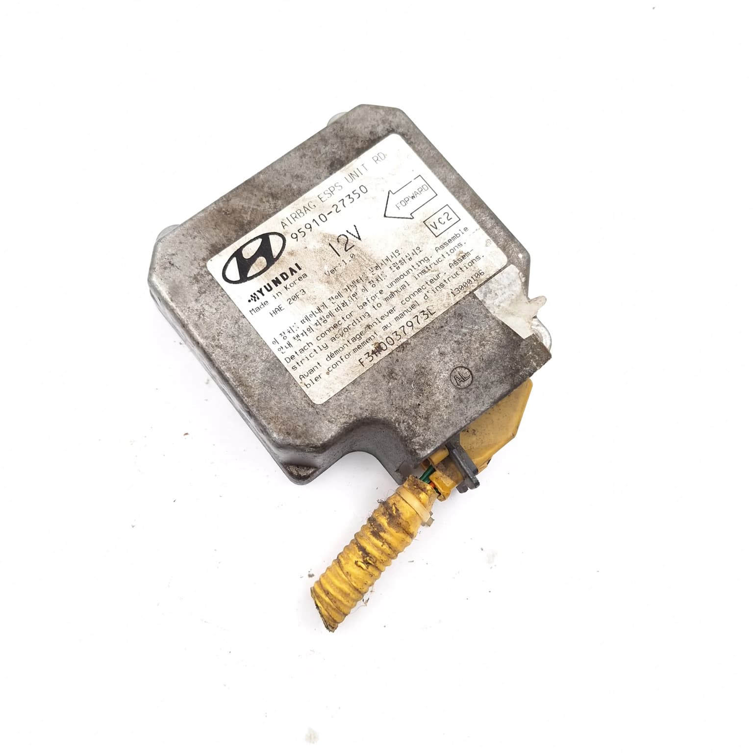 Airbag control module Hyundai COUPE (GK) 2002–2009 9591027350 – 1