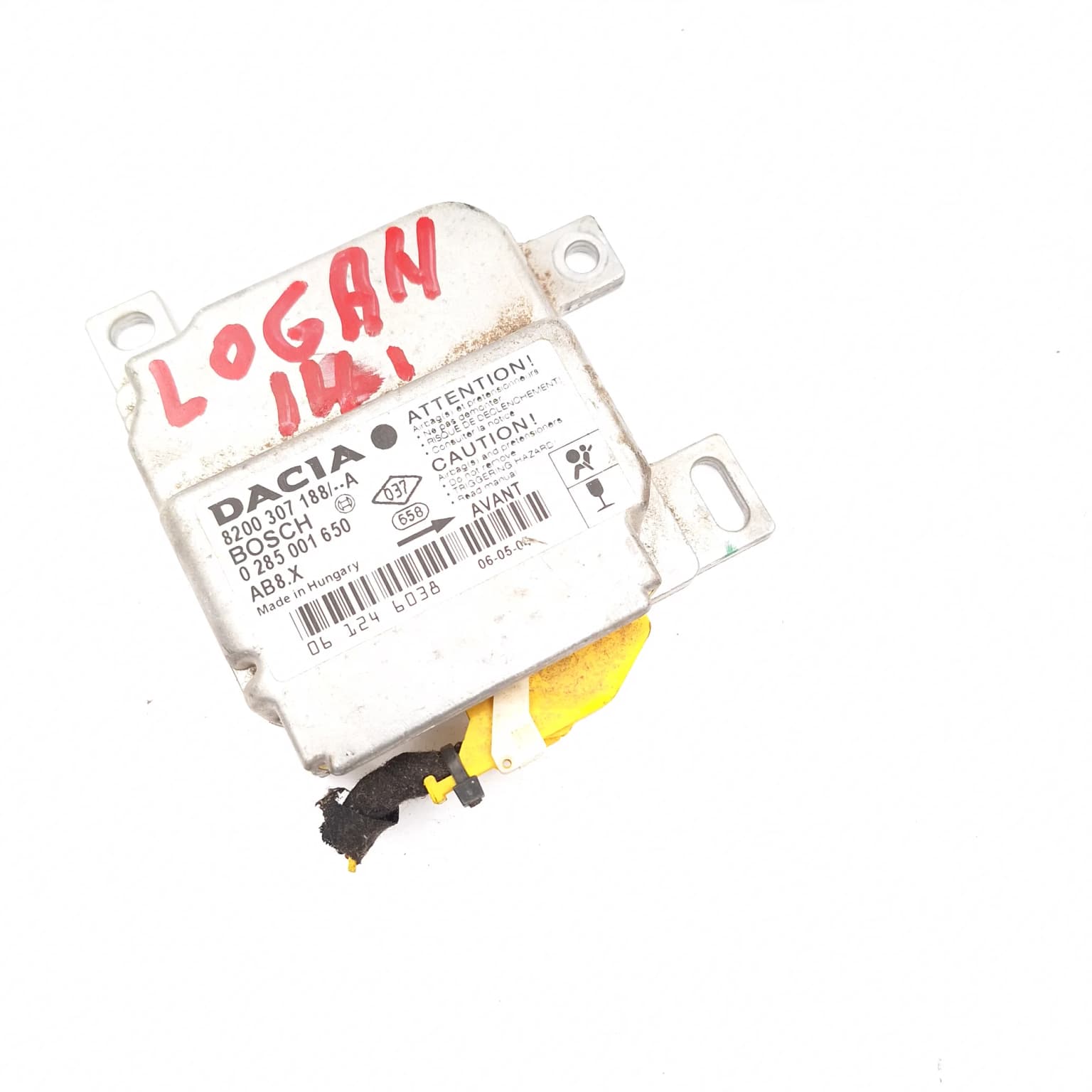 Airbag control module Dacia LOGAN (LS) 2004–2012 8200307188A – 1