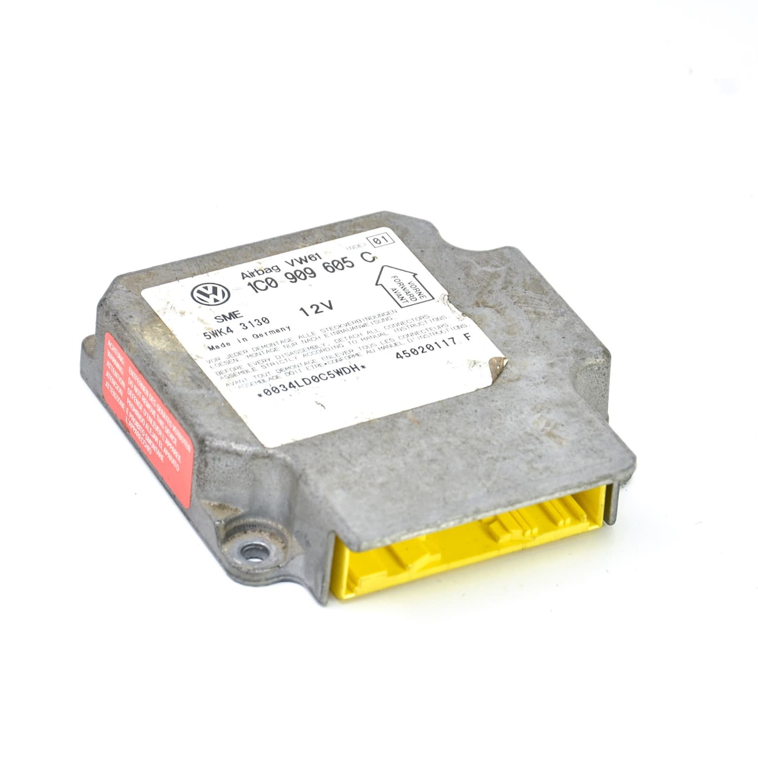 Airbag control module VW PASSAT B5, B5.5 1996–2005 1.9 TDI AVF 1C0909605C – 1