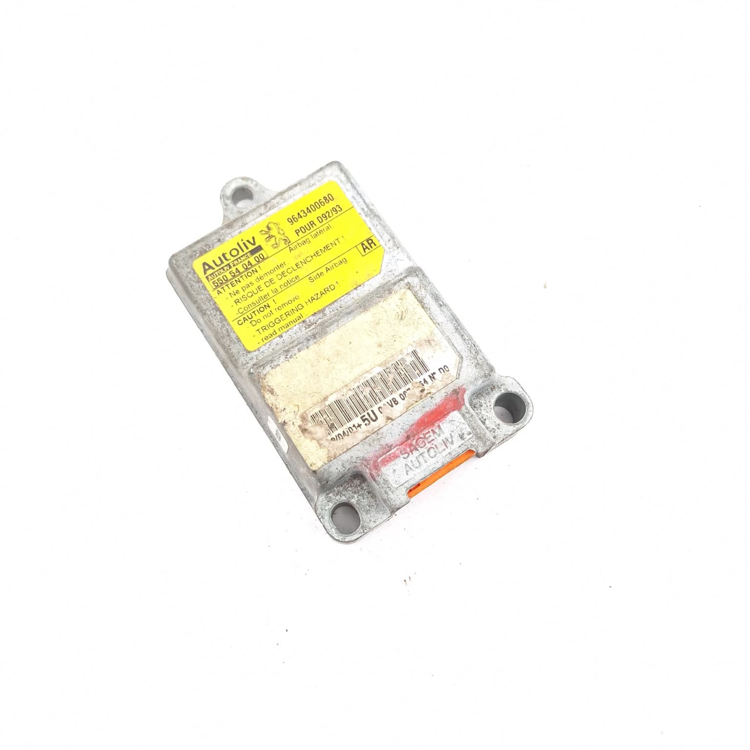 Airbag control module Peugeot 406 1995–2004 550540400 – 1