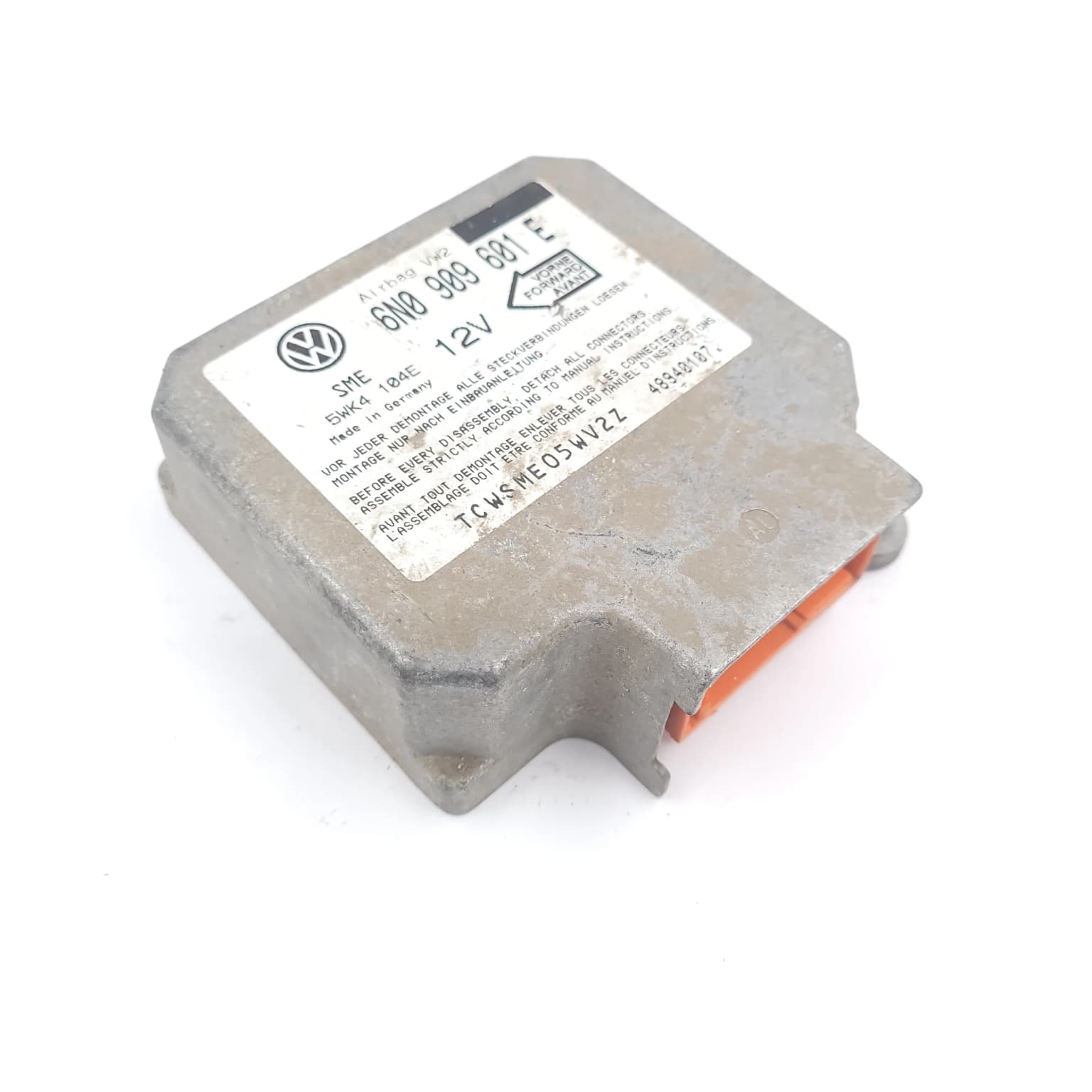 Airbag control module VW GOLF 3 1991–1997 6N0909601E – 1