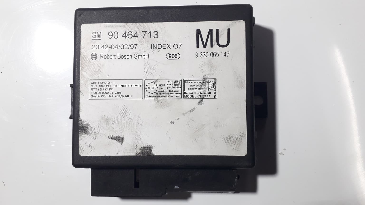 Comfort control module Opel VECTRA B 1995–2002 90464713 – 1