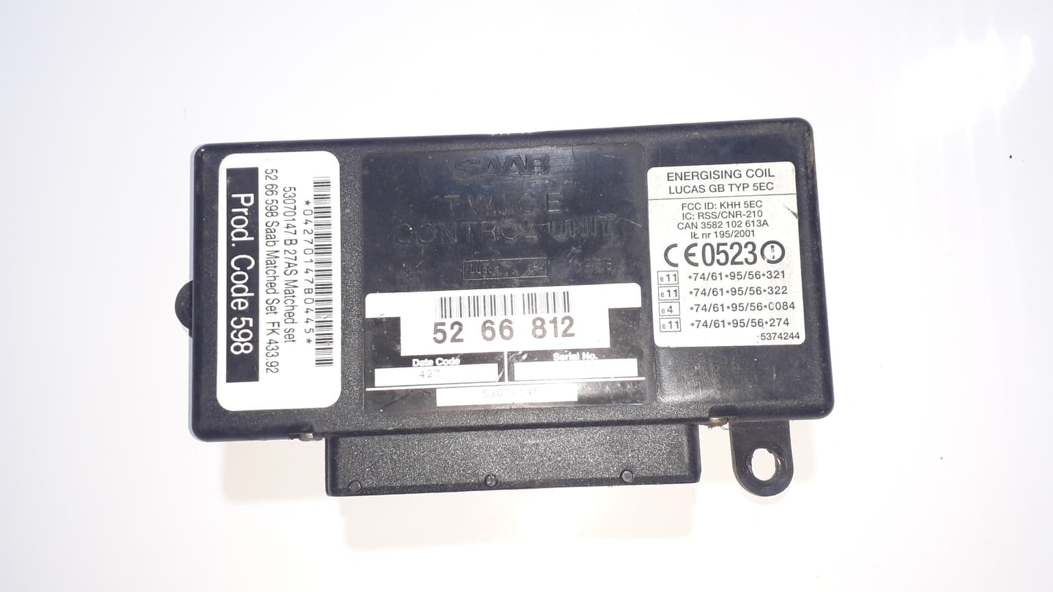 Control unit Saab 9-5 (YS3E) 1997–2009 5266812 – 1
