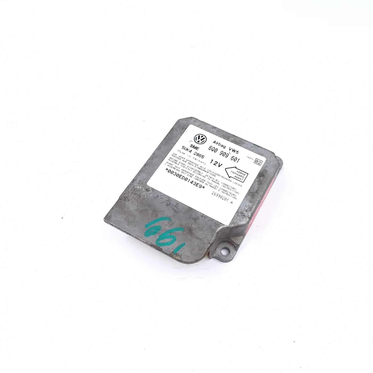 Airbag control module VW POLO (9N, 9N3) 2002–2010 6Q0909601 – 1