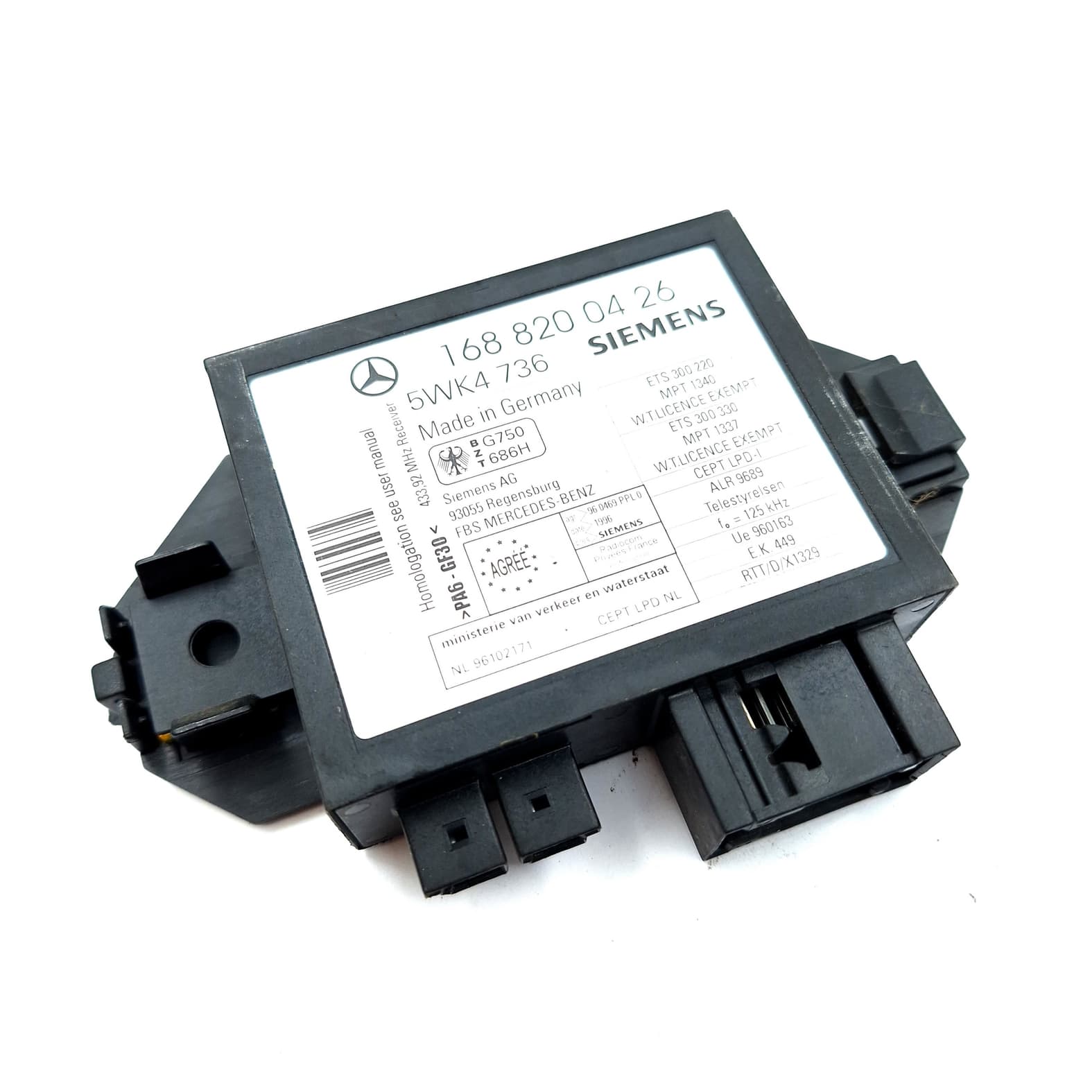 Control unit Mercedes-Benz A-CLASS (W168) 1997–2004 A1688200426 – 1