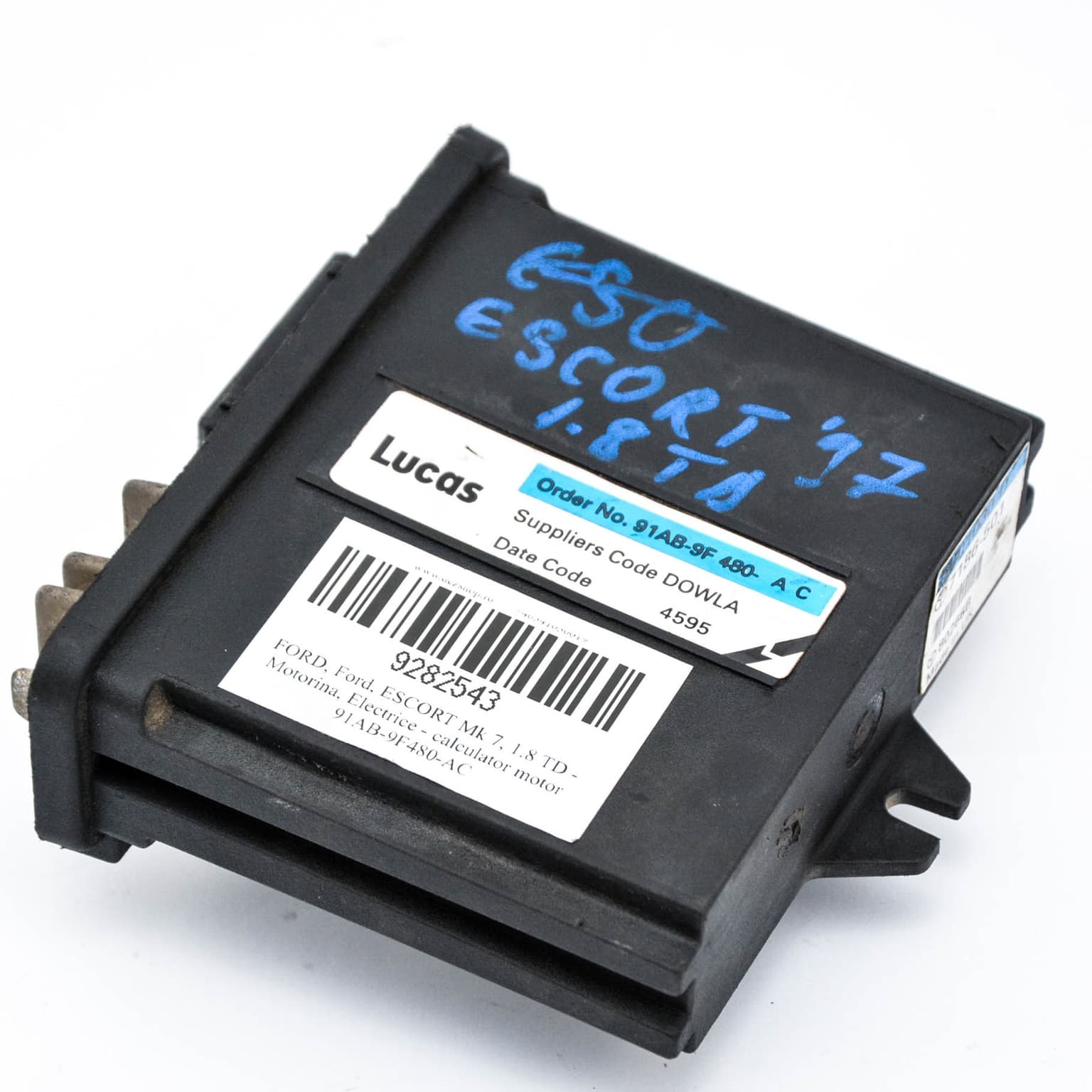 Engine control unit Ford ESCORT Mk 7 1995–2000 1.8 TD 91AB9F480AC – 1