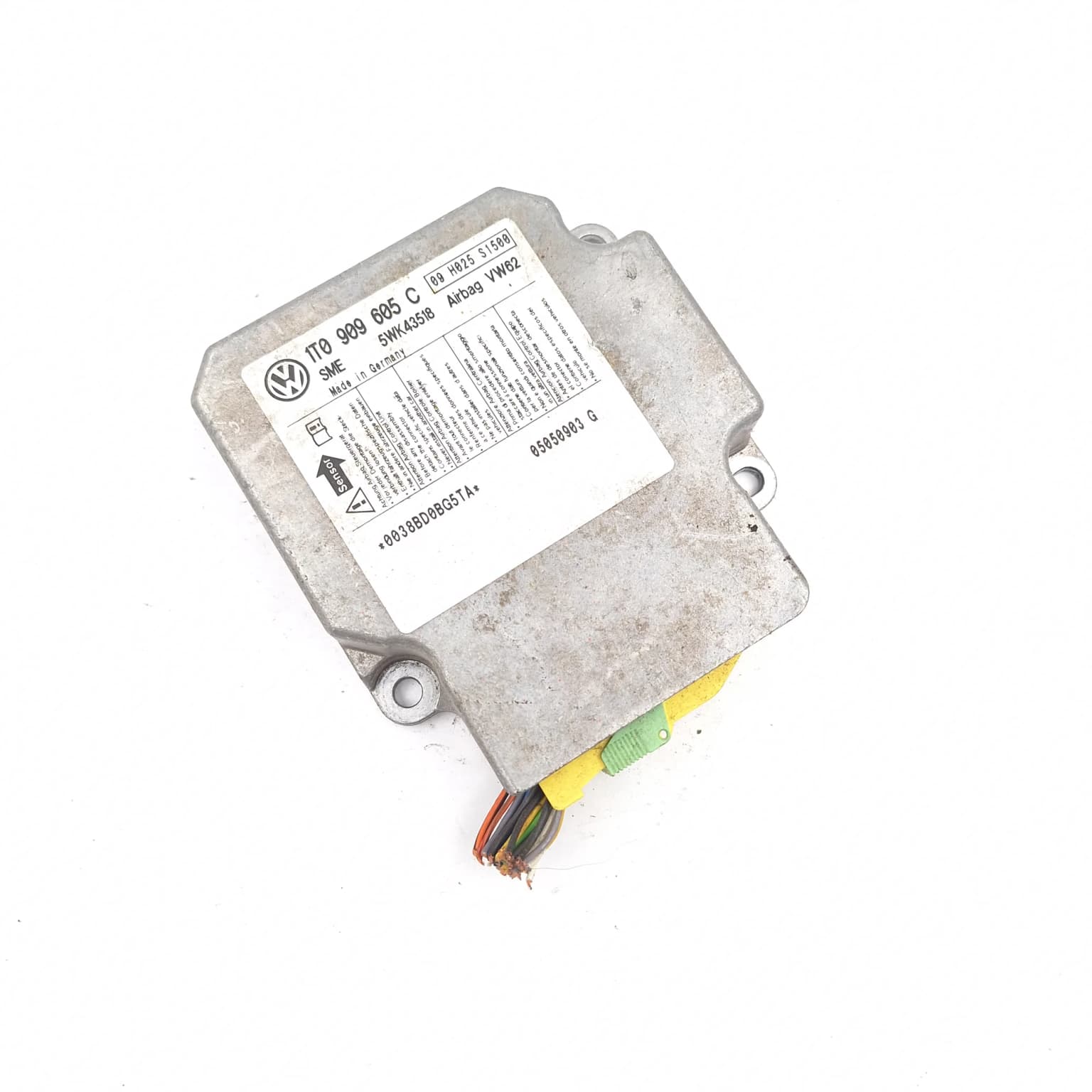 Airbag control module VW TOURAN (1T) 2003–2010 1T0909605C – 1
