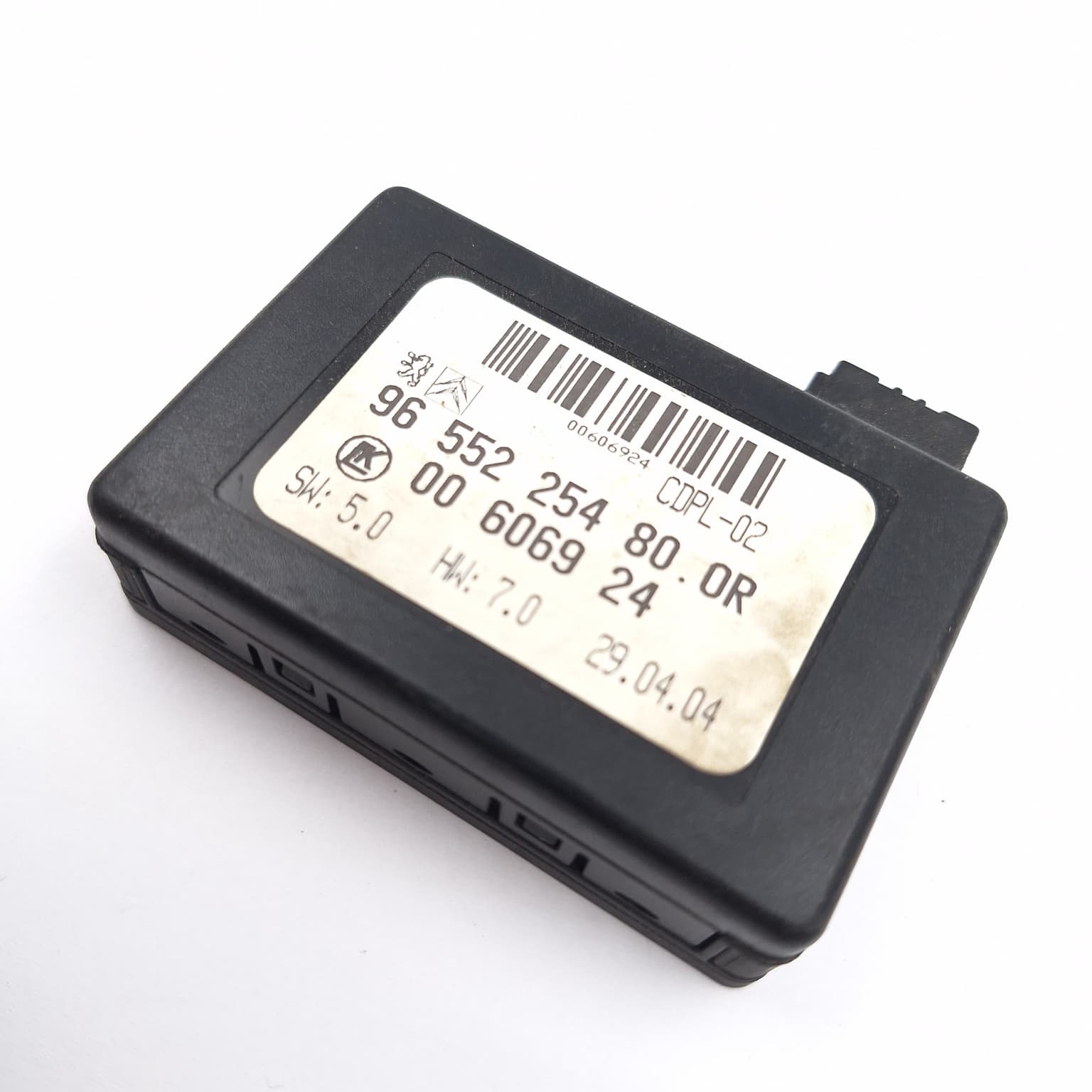 Rain sensor Citroen C3 Pluriel (HB) 2003–2010 9655225480 – 1