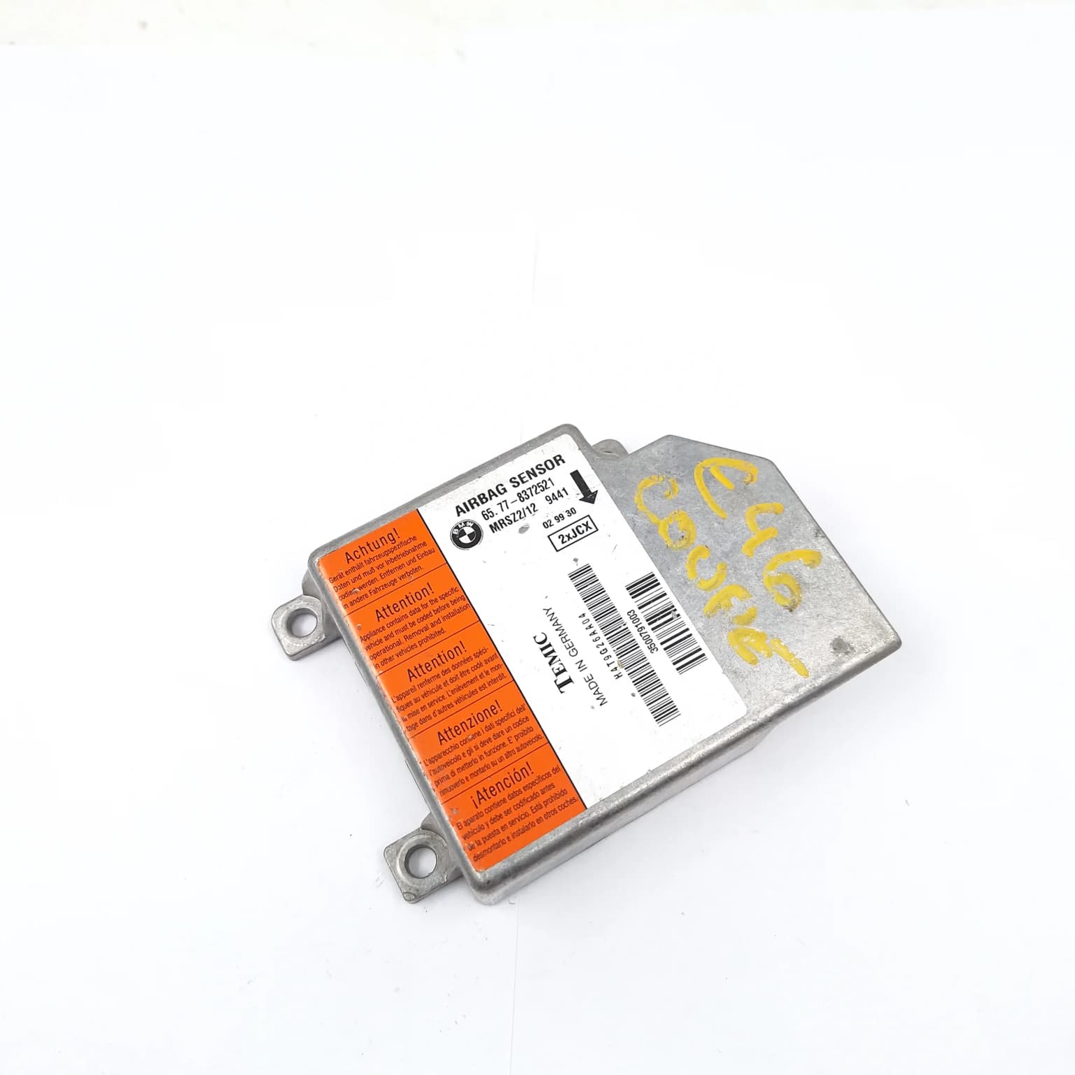 Airbag control module BMW 3 (E46) 1998–2007 8372521 – 1