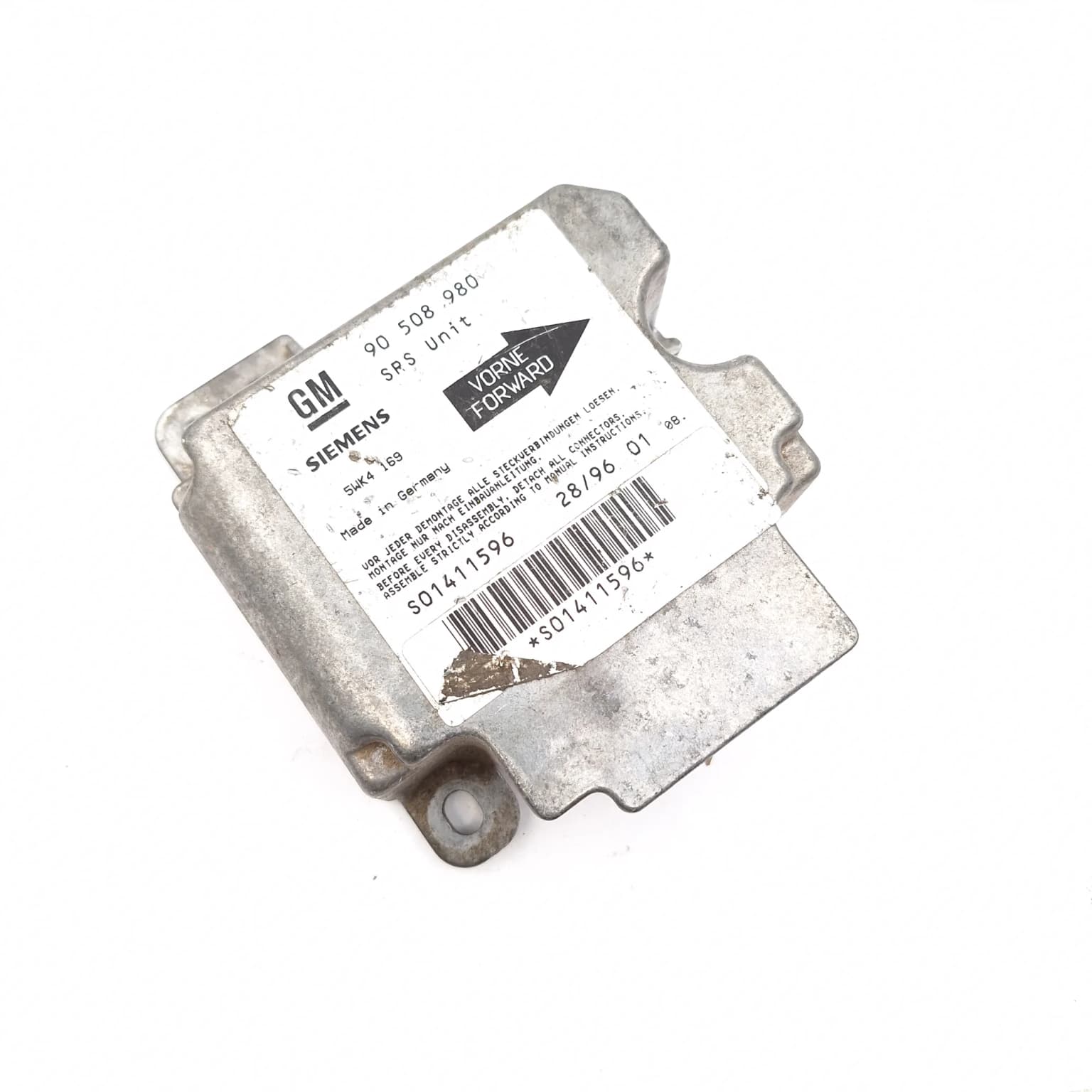 Airbag control module Opel VECTRA B 1995–2002 90508980 – 1