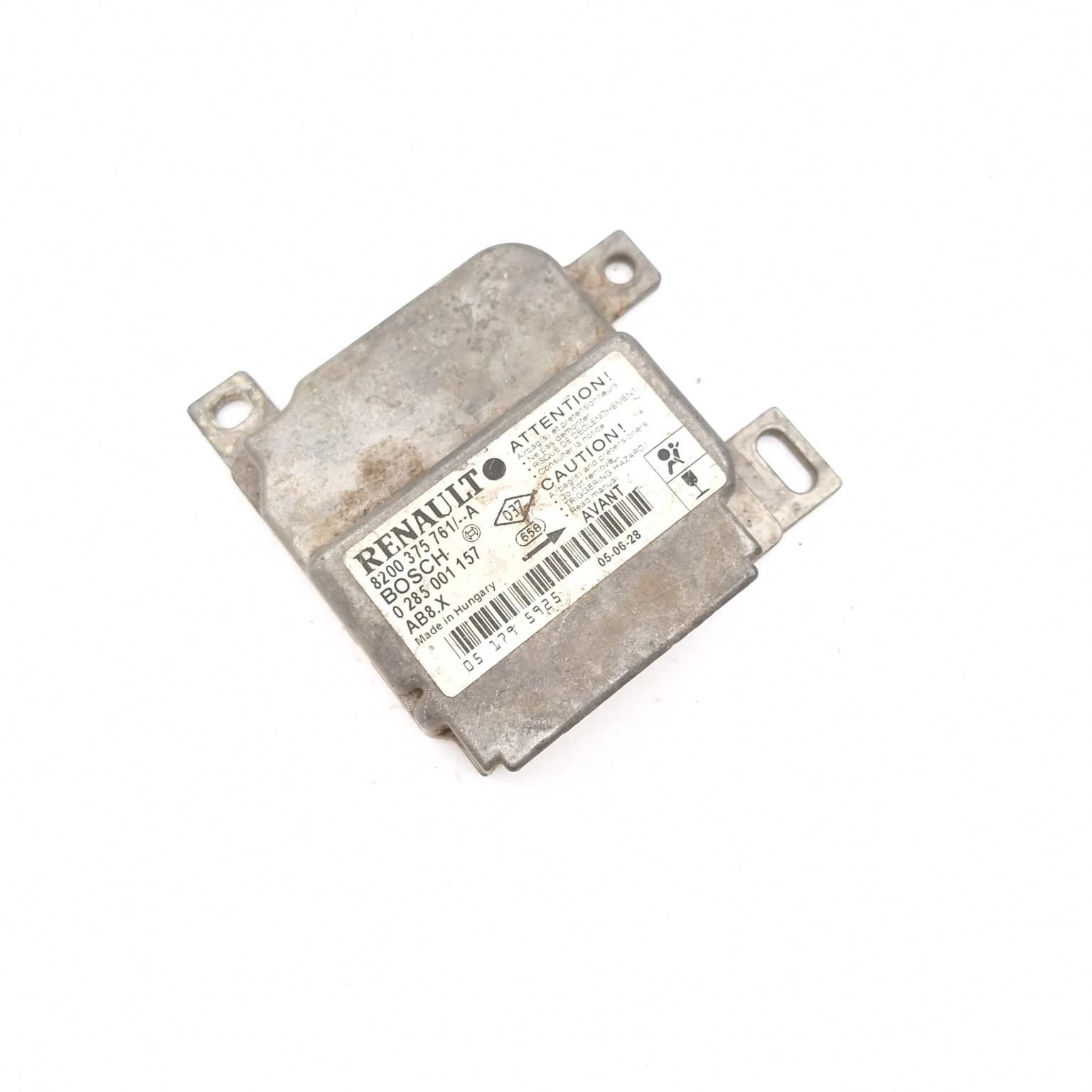 Airbag control module Renault CLIO 2 / SYMBOL 1 1998–2008 8200375761 – 1