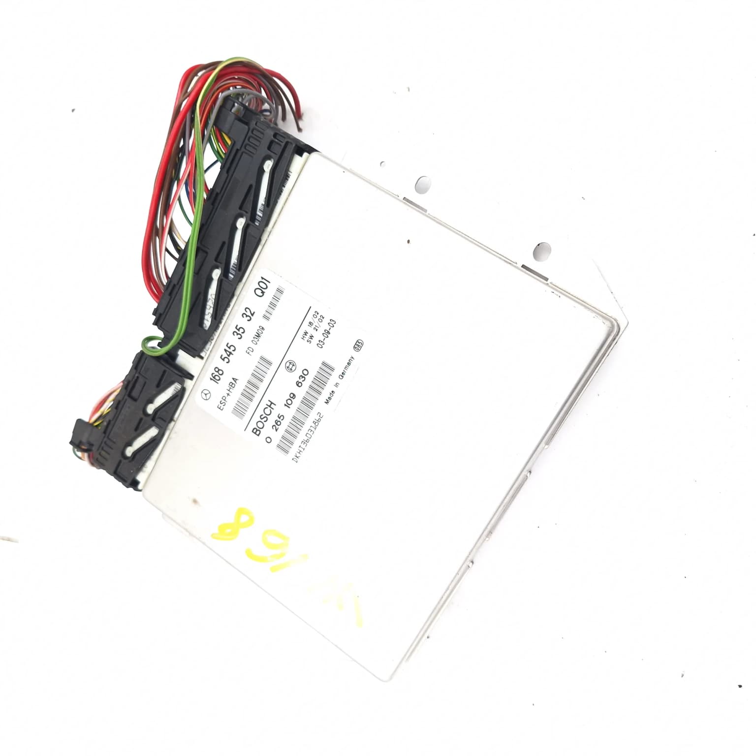 ABS ESP control unit Mercedes-Benz A-CLASS (W168) 1997–2004 A 160 (168.033, 168.133) M 166.960 1685453532 – 1