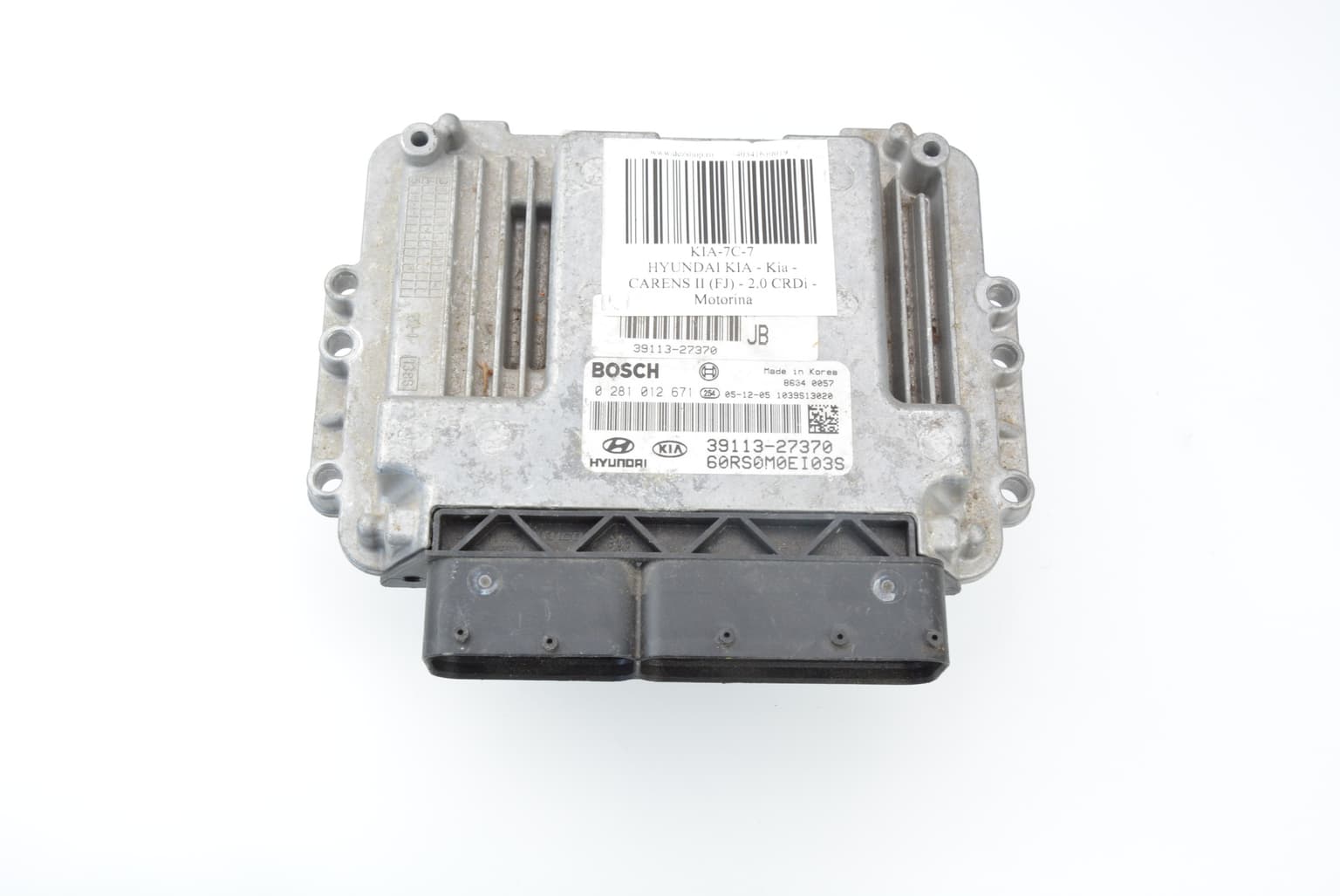 Engine control unit Kia CARENS 2 (FJ) 2002–2006 2.0 CRDi 0281012671 – 1