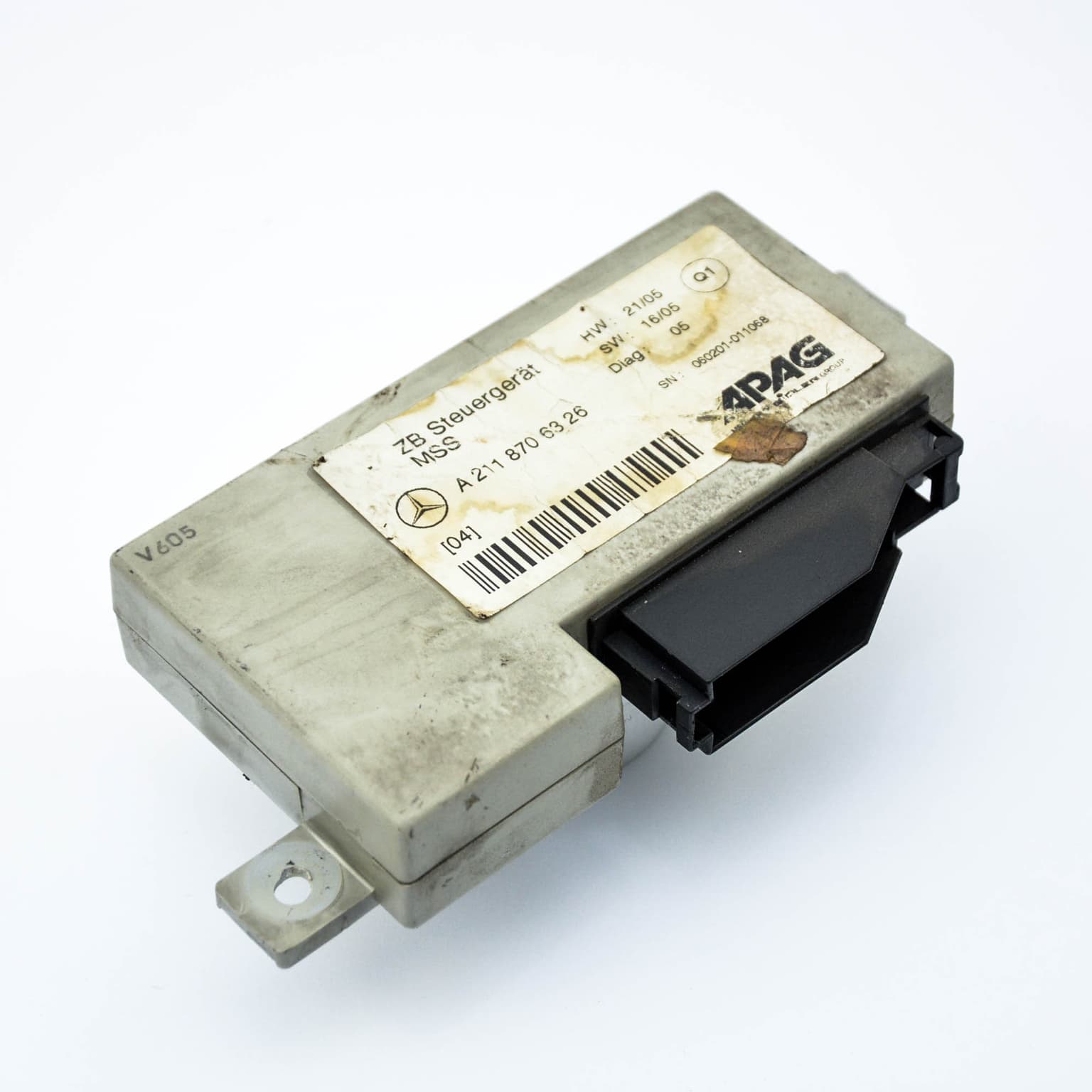 Control unit Mercedes-Benz E-CLASS (W211) 2002–2009 E 200 CDI (211.004) A2118706326